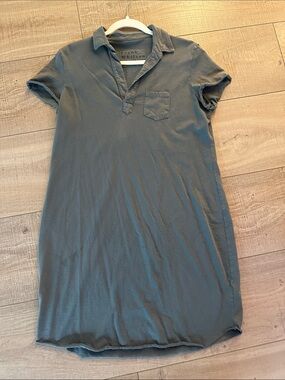 Frank & Eileen Green Short Sleeve Polo Dress size large